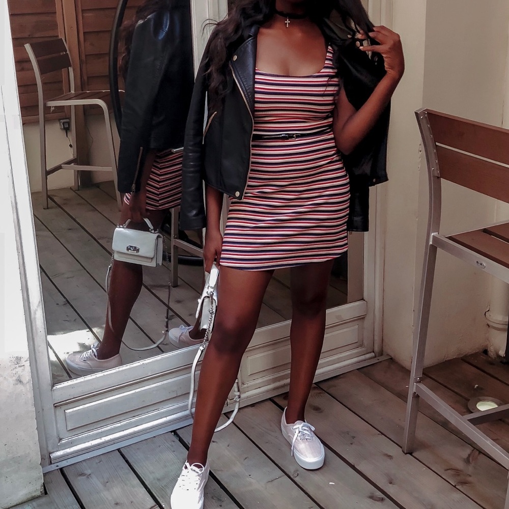 Striped Reformation Dress